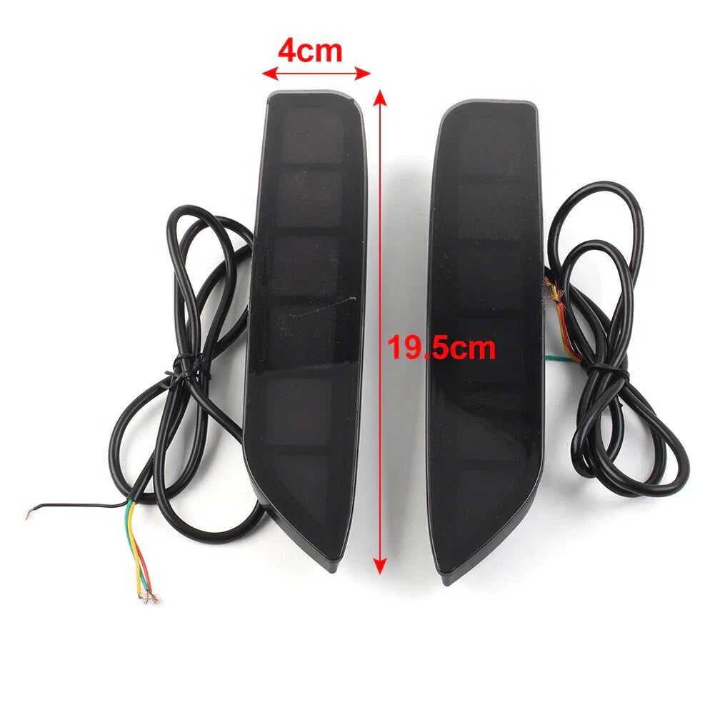 Rear Bumper Reflector Brake Fog Turn Signal Lights for Mitsubishi Xpander