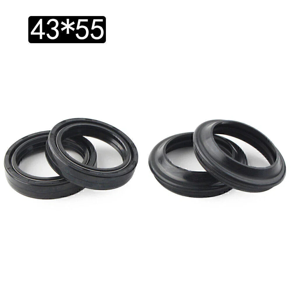 4 x 43X55 Motorcycle Front Fork Damper Shock Absorber Oil Seal