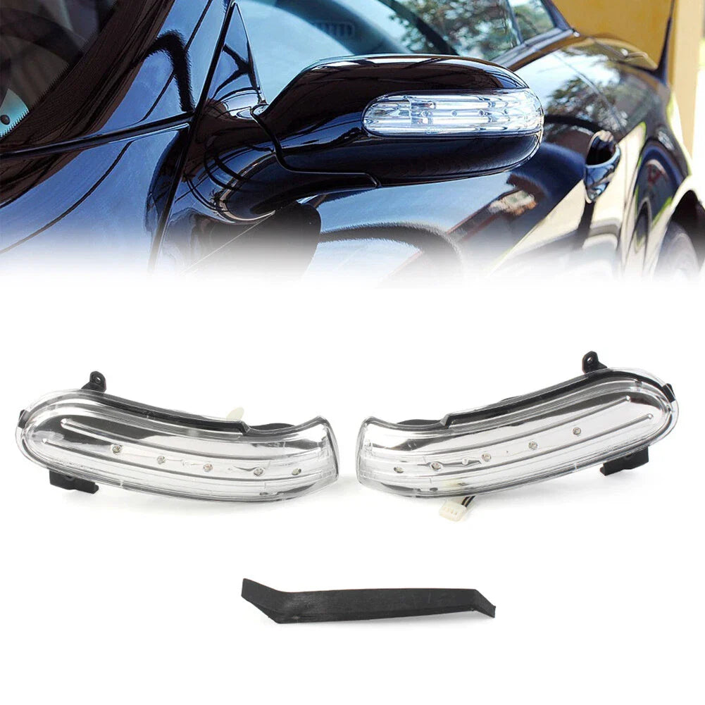 LED Dynamic Rearview Mirror Turn Signal Lights for Benz SLK SL Class (2004-2011)