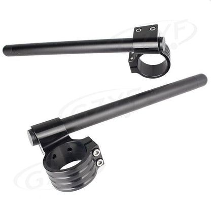 Black 37mm Clip On Handlebar Fork Tubes for Motorcycle (Universal)