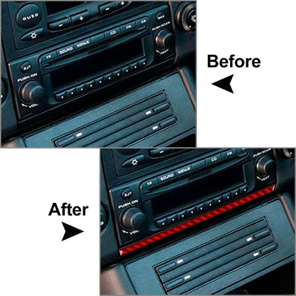 Radio Console Panel Cover Trim for Porsche Boxster 1998-2004 Red