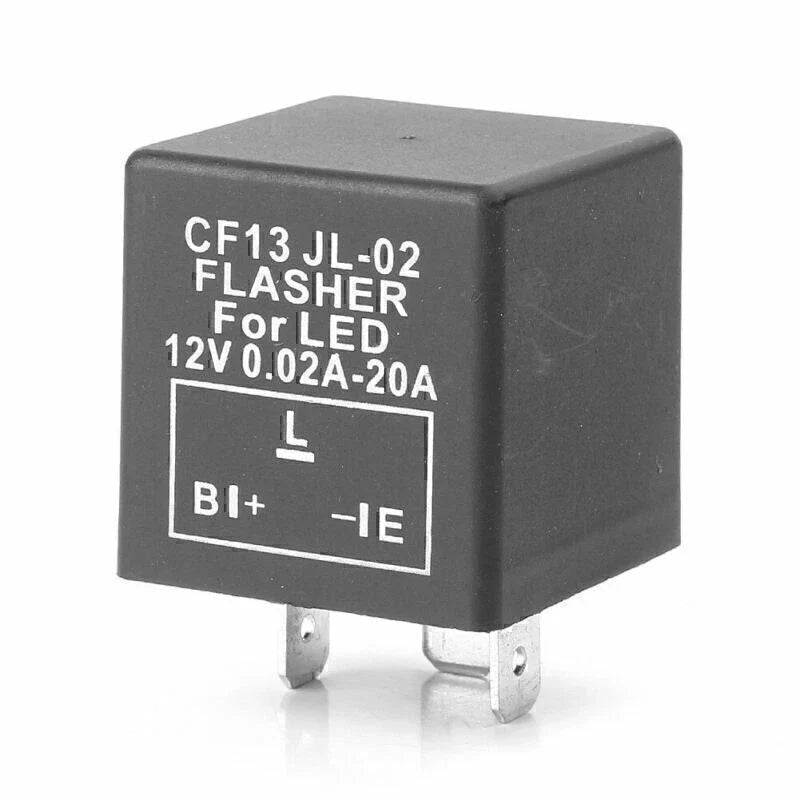 3-Pin CF13 JL-02 Electronic Flasher Relay for LED Lights - Fix Hyper Flash
