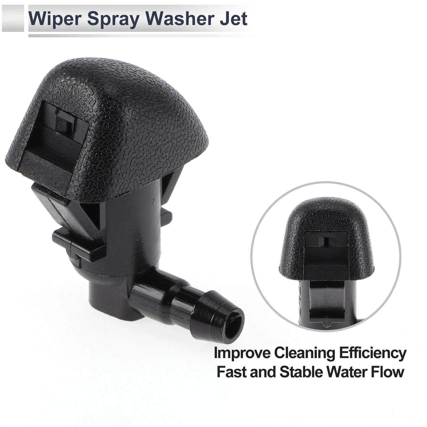 Washer Nozzle & 6 x Hose Connectors for Honda