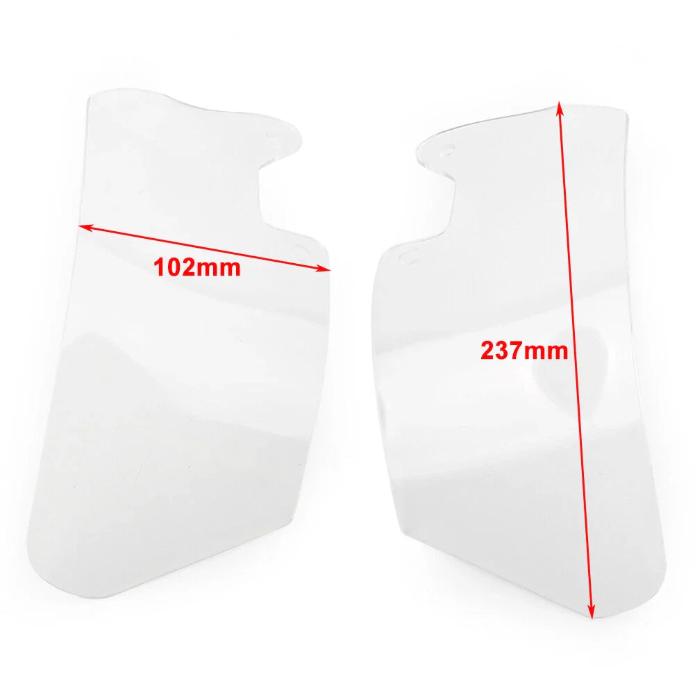 Smoke Side Windshield Ventilation Panels for BMW R1200GS/ADV (2004-2012)