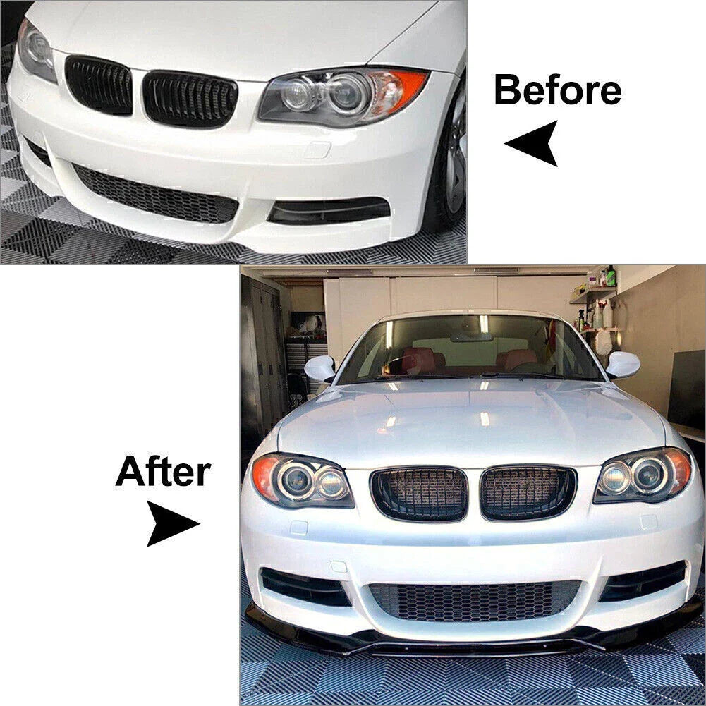 Front Bumper Lip Spoiler Splitter for BMW 1 Series E82 (2007-2010)