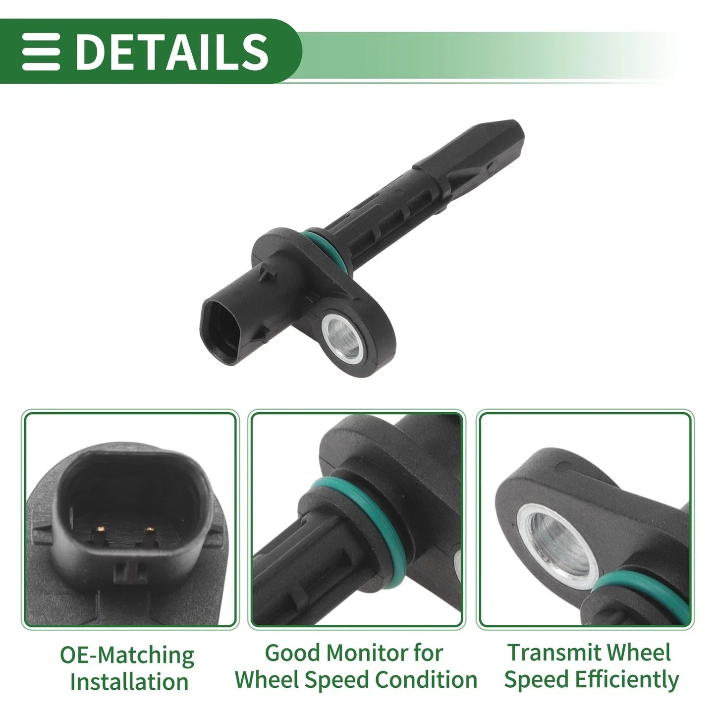 ABS Wheel Speed Sensor for Mercedes-Benz E300 4Matic (2017-2019)