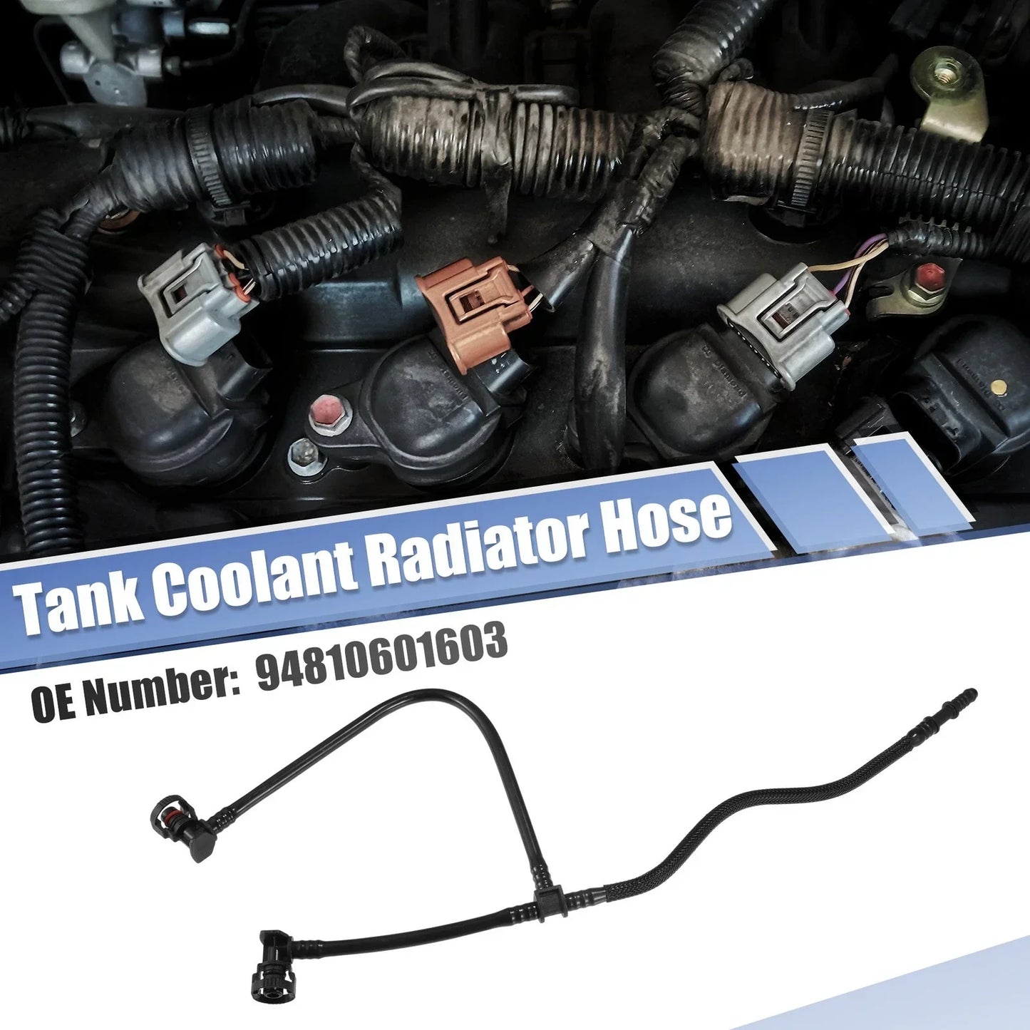 Heater Hose Radiator Expansion Tank Pipe for Porsche Cayenne (2003-2010)