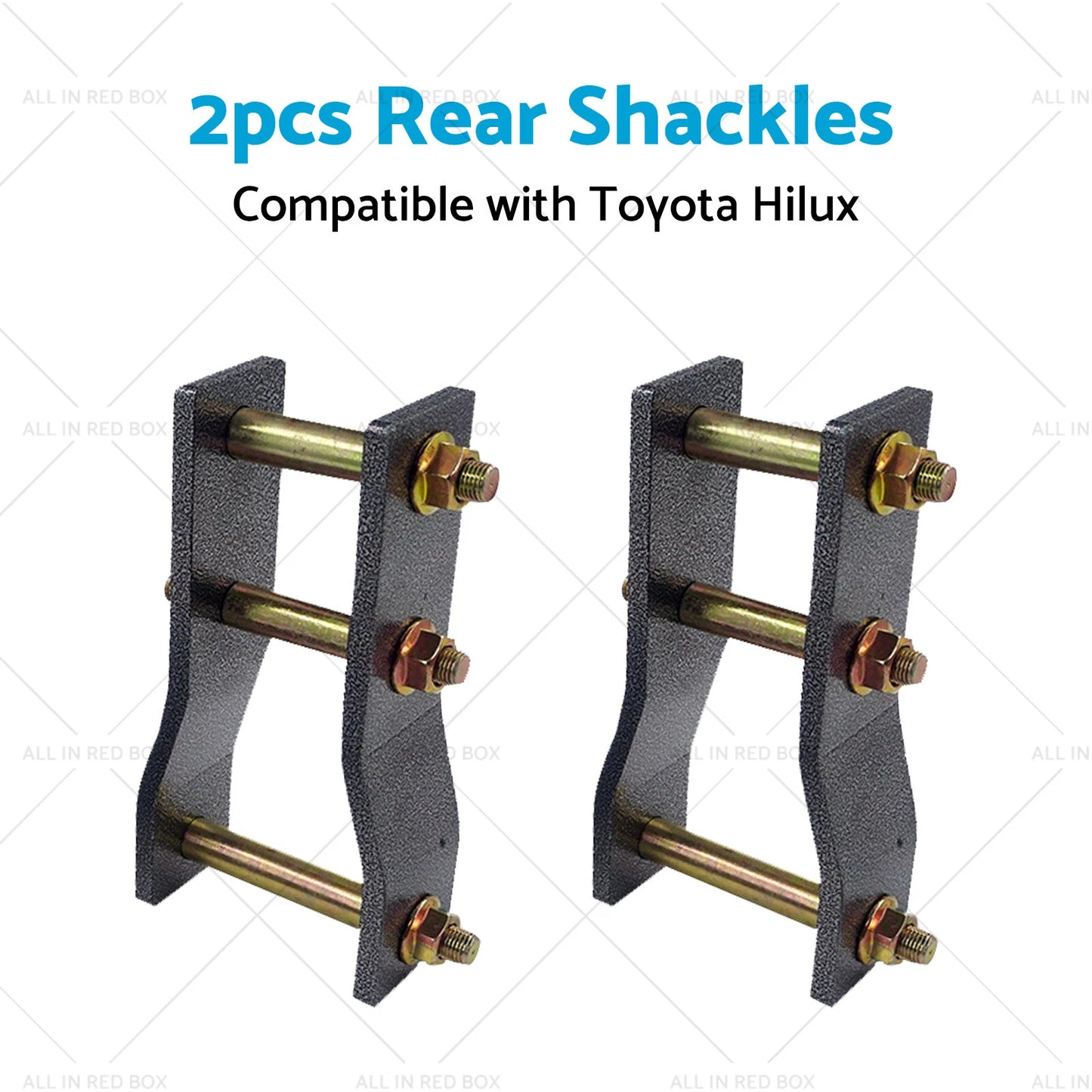 Rear Extended Shackles 2" Lift for Toyota Hilux KUN26 (2005-2015)