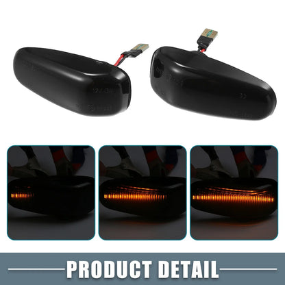 2 x Car LED Side Marker Amber Lights for Mercedes-Benz CLK320 (1998-1999)