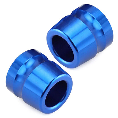 2 x Blue Handlebar End Caps for BMW S1000RR, S1000R, HP4, F800R (2010-2023)