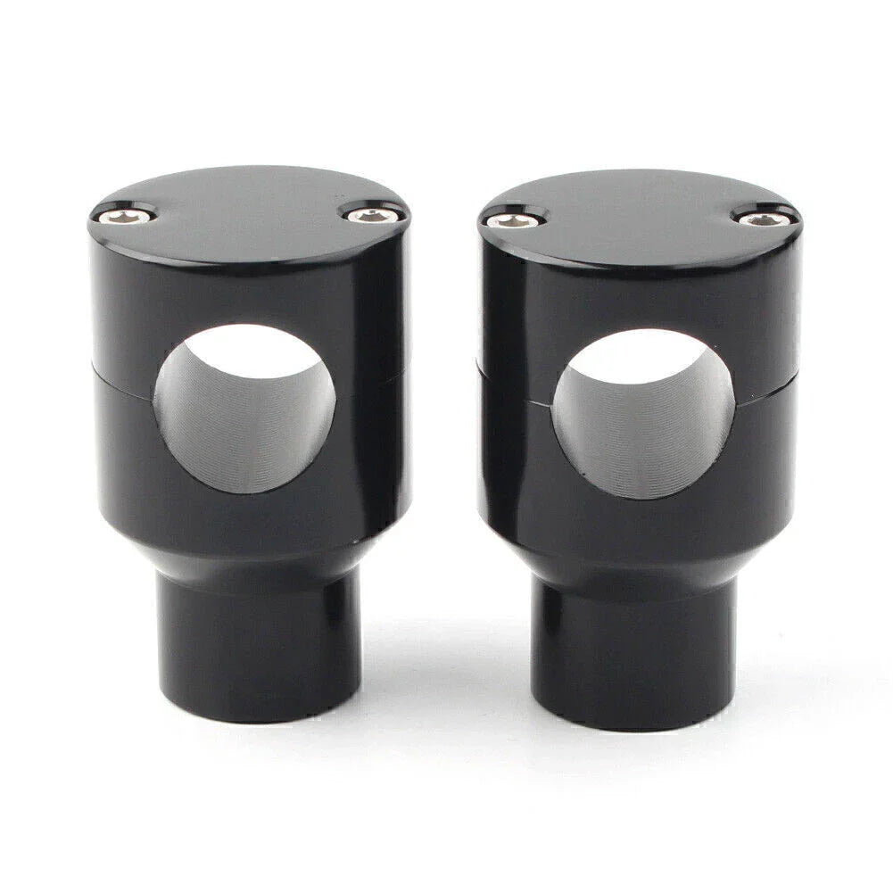 1" Handlebar Mount Adapter Risers for Honda Harley Motorcycle