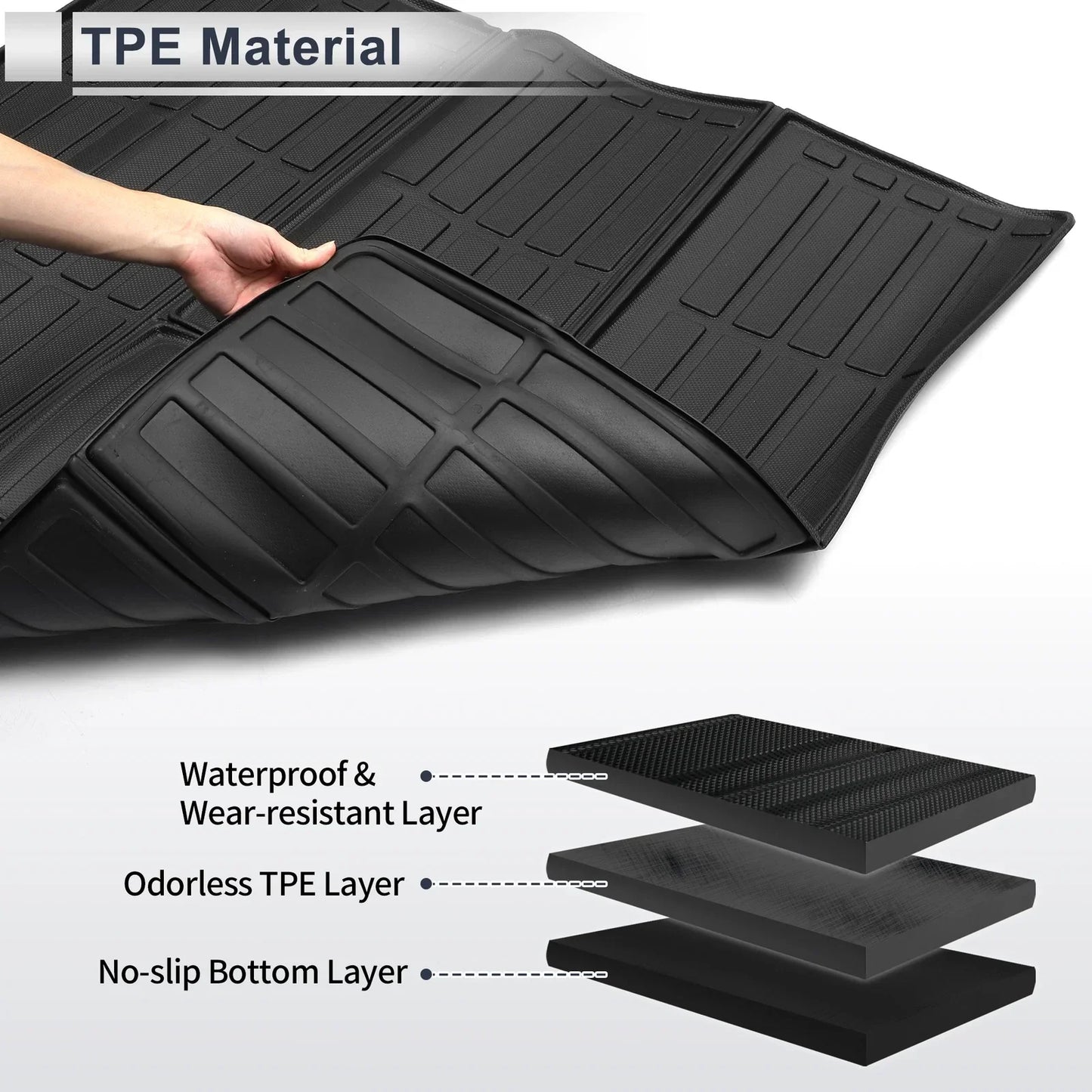 Cargo Liner Rear Trunk Mat for Honda Pilot (2023)