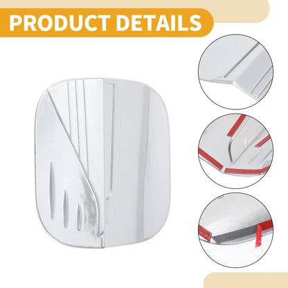 Fuel Tank Door Cap for Honda Civic 2022-2025 Gas Tank Flap Chrome Silver