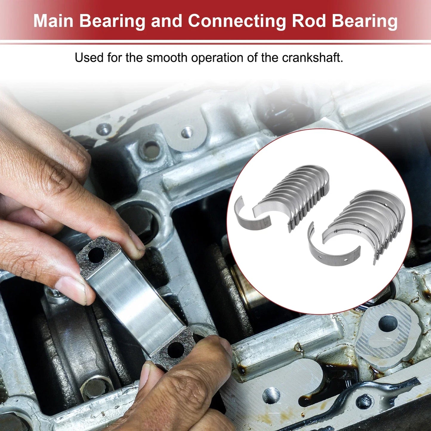 Main Bearing & Connecting Rod Bearing Kit for Mercedes-Benz CL550 (2007-2010)
