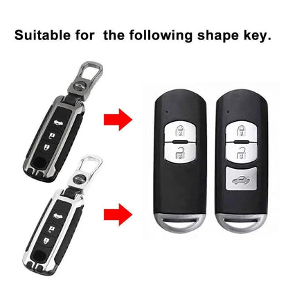 Sealed Key Fob Case Cover for Mazda 3 6 CX-5 CX-30 X-9 (No Year Specified)