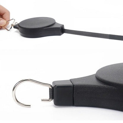 3 x Retractable Plant Hangers Auto Lock Adjustable Hook