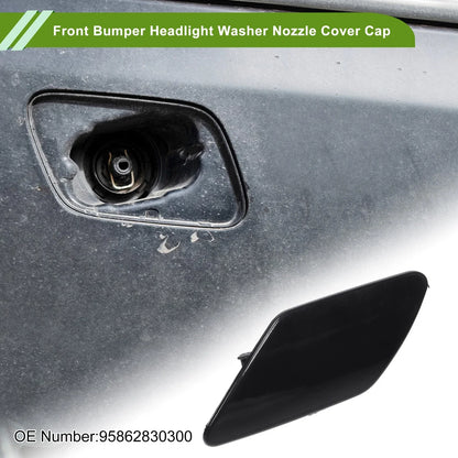 Washer Nozzle Cover Cap for Porsche Cayenne 958 (2011-2018) Black