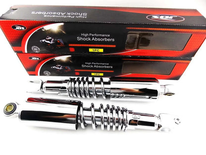 317mm JBS Chrome Rear Shock Absorbers for Honda CJ250T