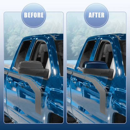 OEM Blue Top Side Mirror Covers for Chevy Silverado 1500 2500 3500 (2014-2019)