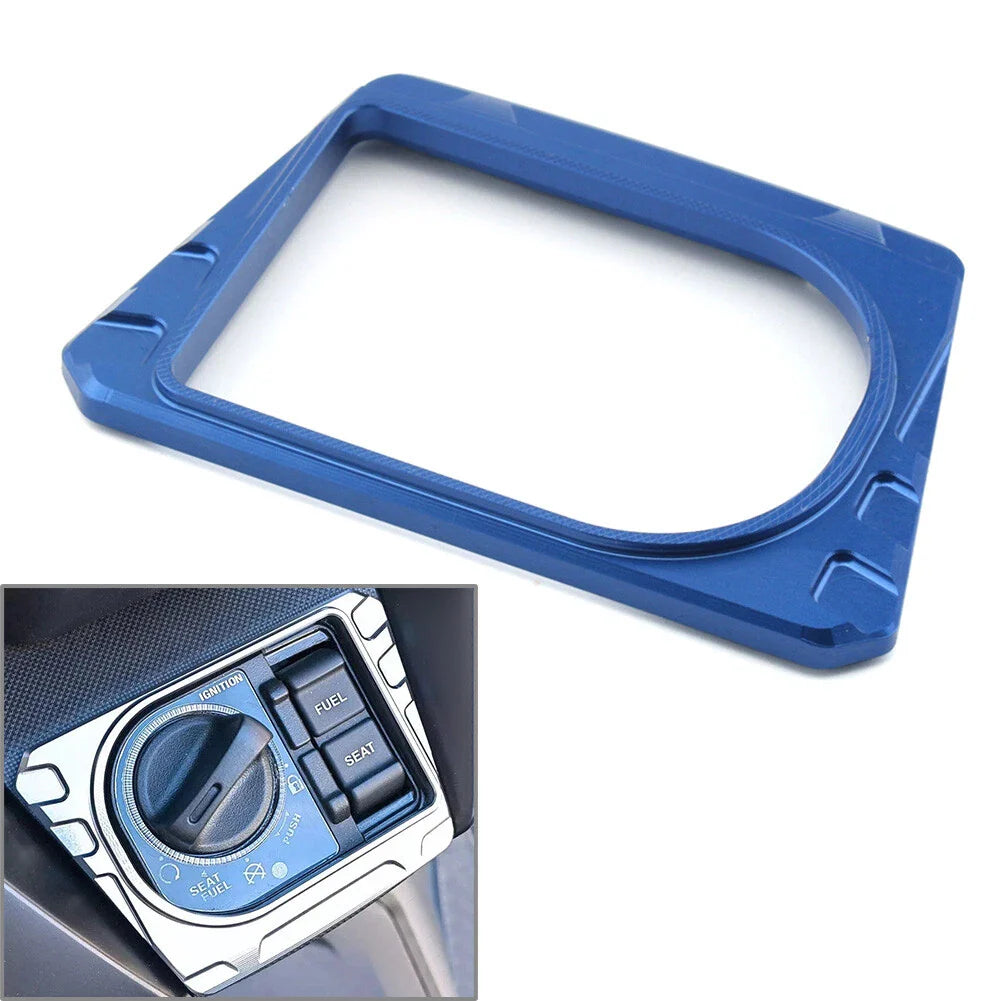 Blue Ignition Electric Door Lock Switch Cover for Honda Forza 300 350