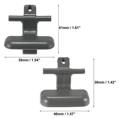 Armrest Latch Clip for Hyundai Sonata 2009-2010 (2 x) Grey
