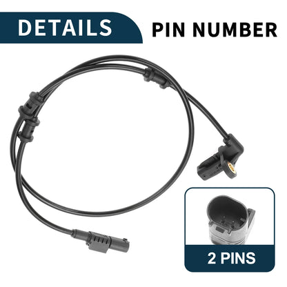2 x Front Left ABS Wheel Speed Sensors for Mercedes-Benz ML 500 (2000-2005)