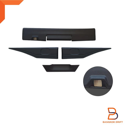 Matte Black Rear Tailgate Handle Cover for Mitsubishi Triton Ute (2019-2023)