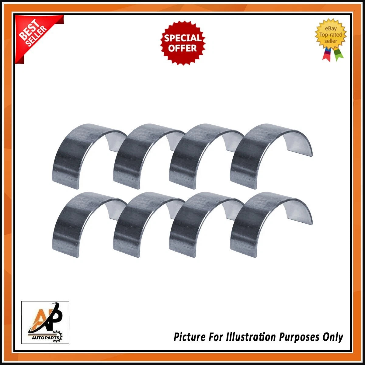 Big End Bearings Set STD Replacement for Renault Trafic 1.6 Diesel (2011–2019)