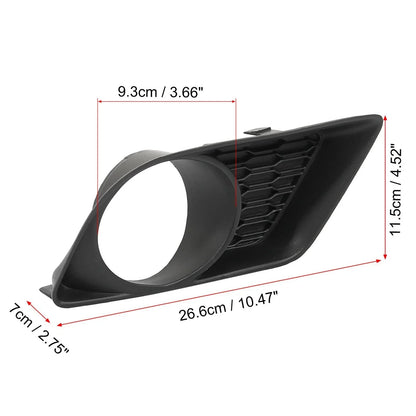 Dodge Charger Front Bumper Right Side Fog Light Grille Cover for 2006-2010