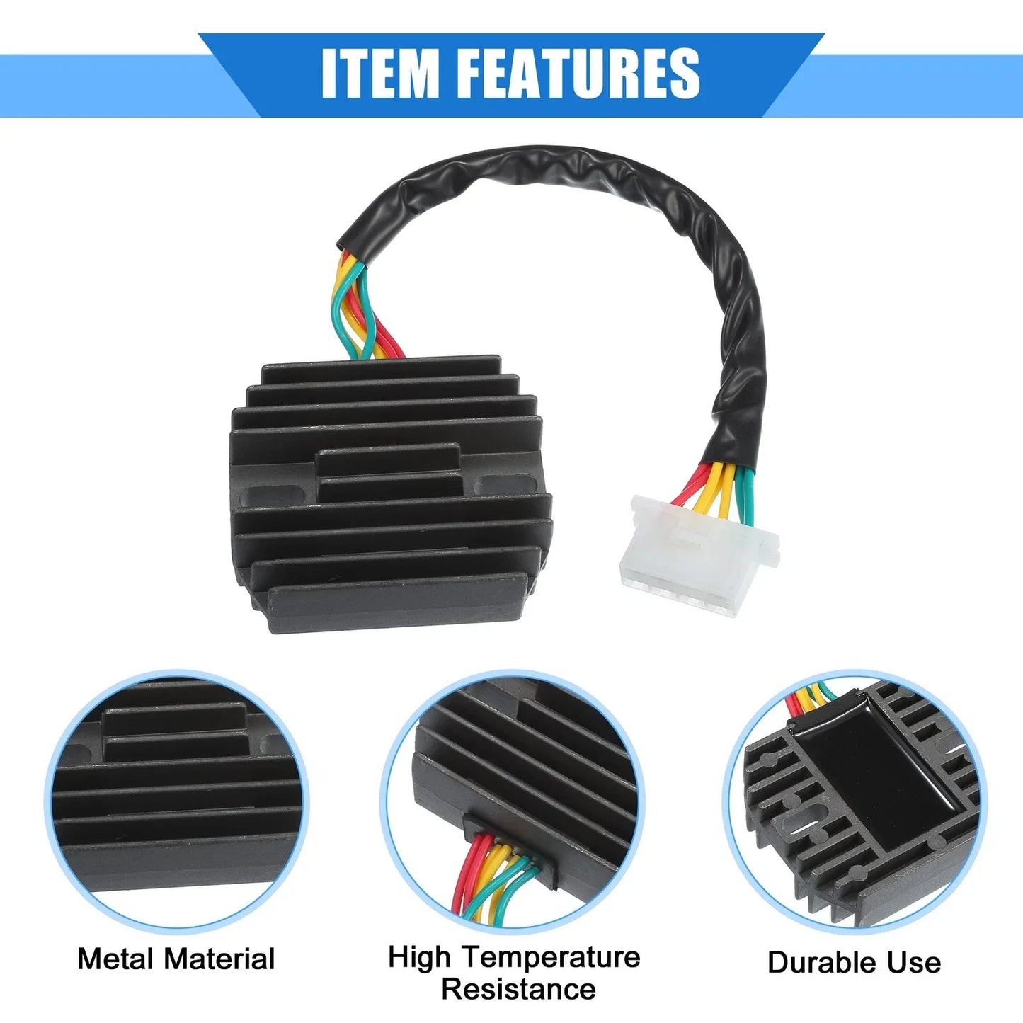 Rectifier Voltage Regulator for Honda GL1200 Goldwing 1984-1987