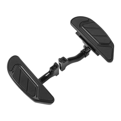 Passenger Floorboards & 1-1/4" Highway Footpegs for Harley Road Glide (93-25)