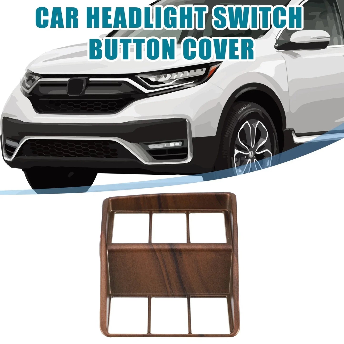 Auto Headlight Switch Button Cover for Honda CR-V 2017-2022
