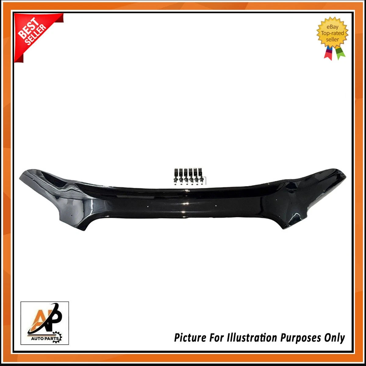 Bonnet Wind Stone Deflector Protector Guard for Ford Transit Custom (2018–2023)