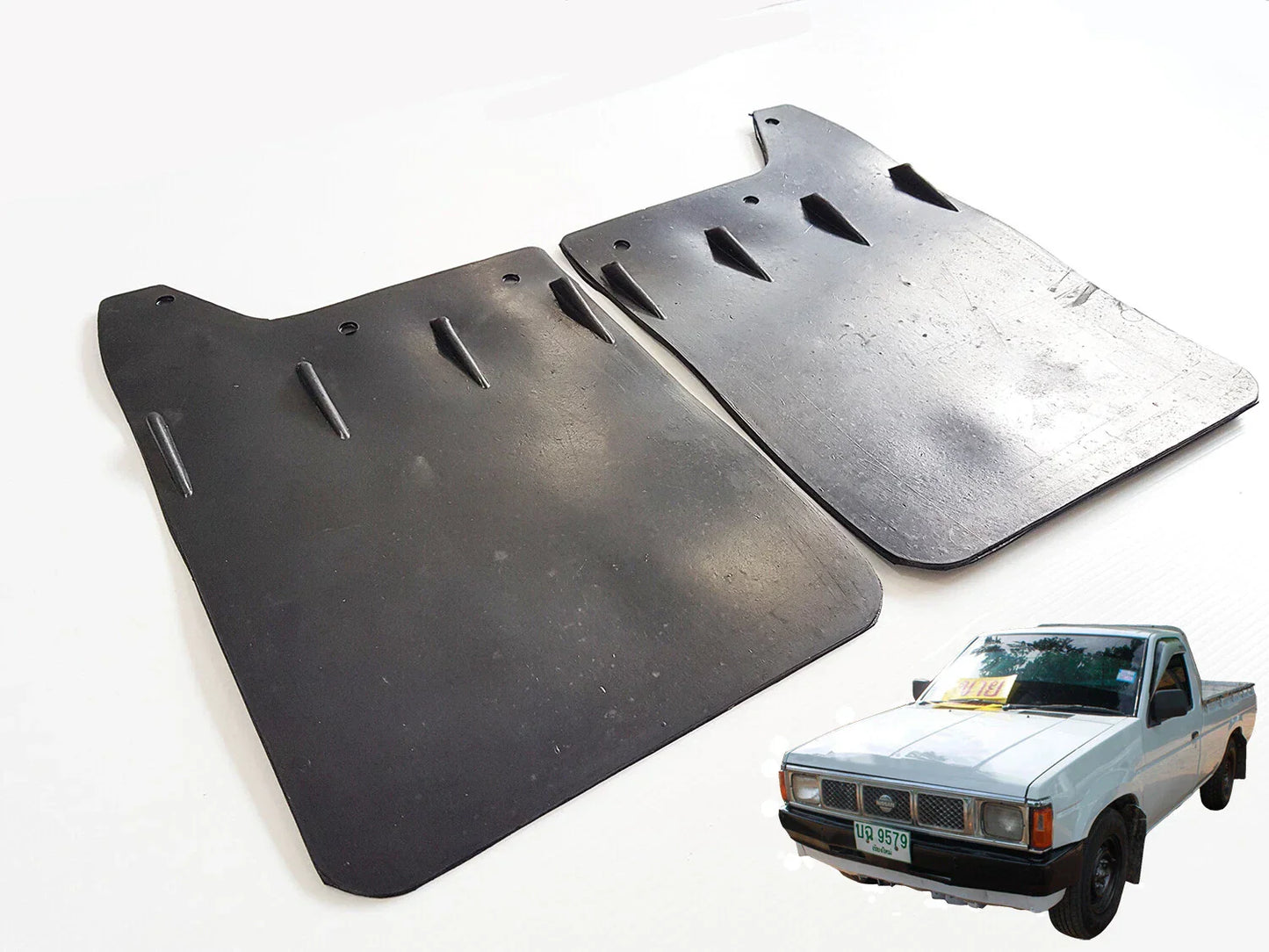 Rear Rubber Mud Flap Splash Guard for Nissan Hardbody D21 (1986-1997)