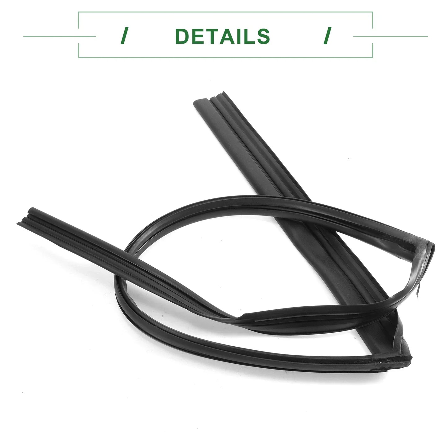 Rear Left Door Window Run Channel Seal Strip for Honda Accord (2003-2007)