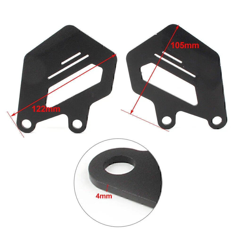 Aluminum Front Brake Caliper Cover for 2018-2019 BMW F750GS F850GS Black