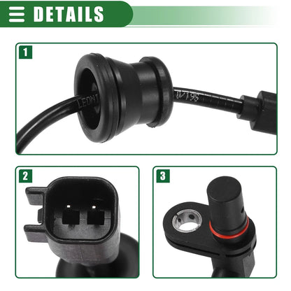 ABS Wheel Speed Sensor for Chevrolet Equinox 2010-2017 (2 x Sensors)