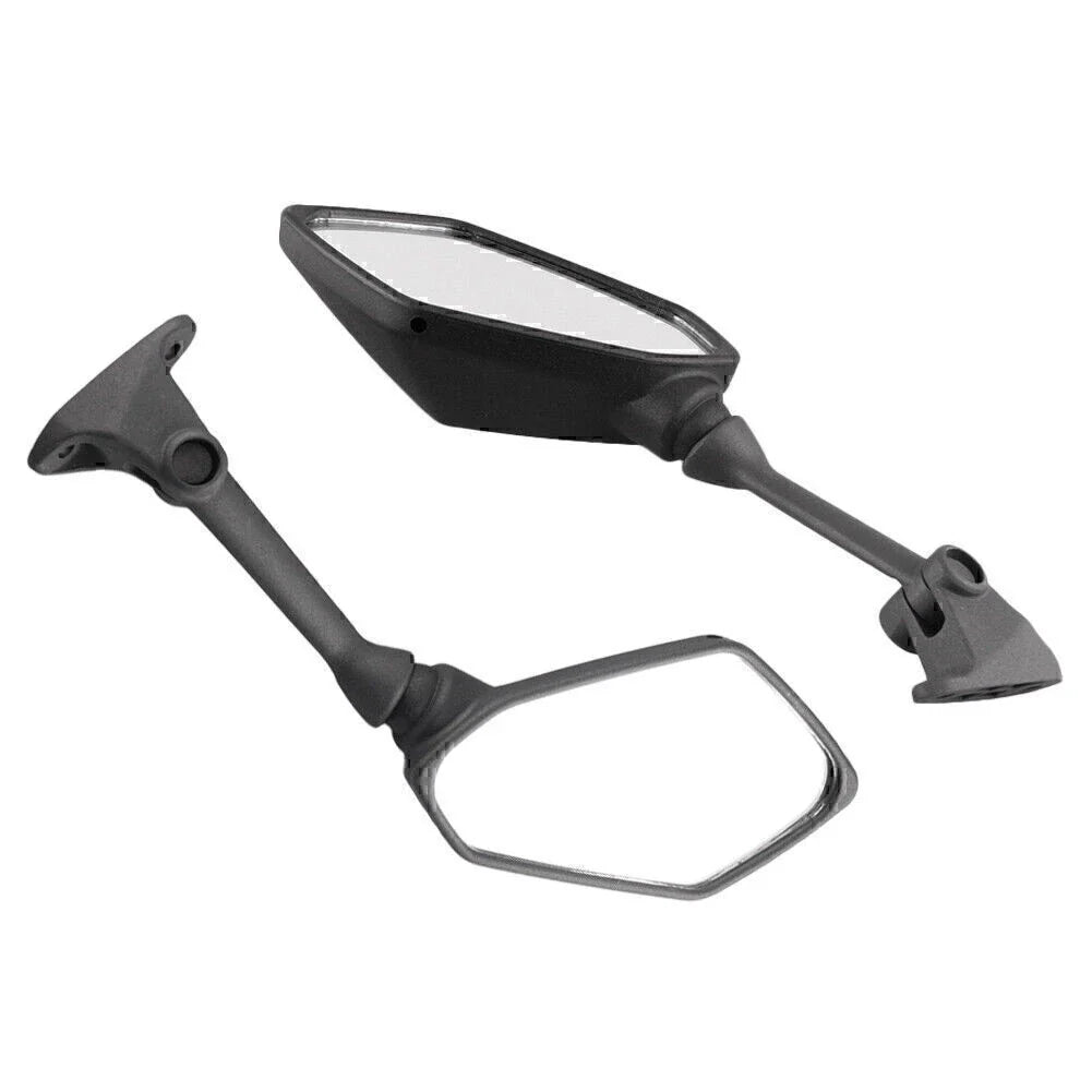 Black Left & Right Rearview Mirrors for KAWASAKI NINJA ZX6R (2009-2012)