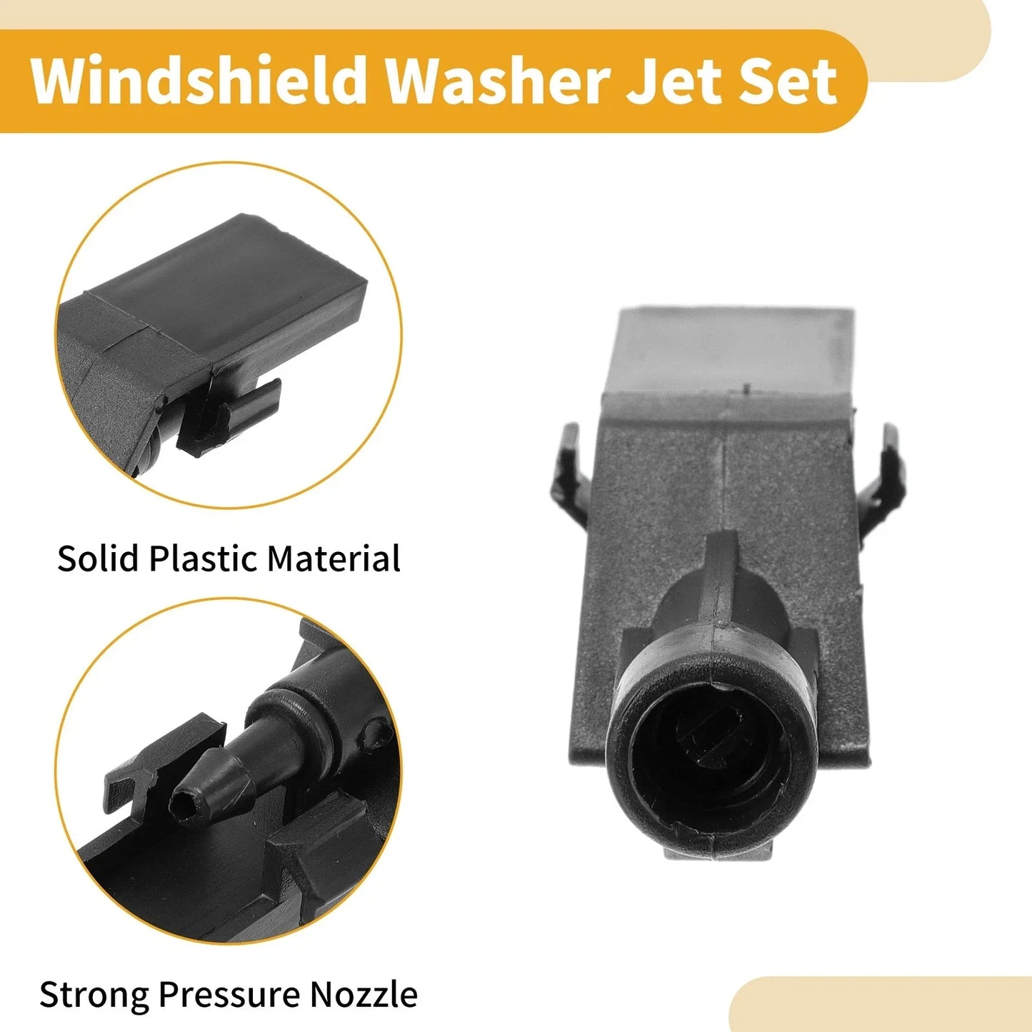 Windshield Washer Nozzle Kit 2 x for Honda Civic (2016-2023)