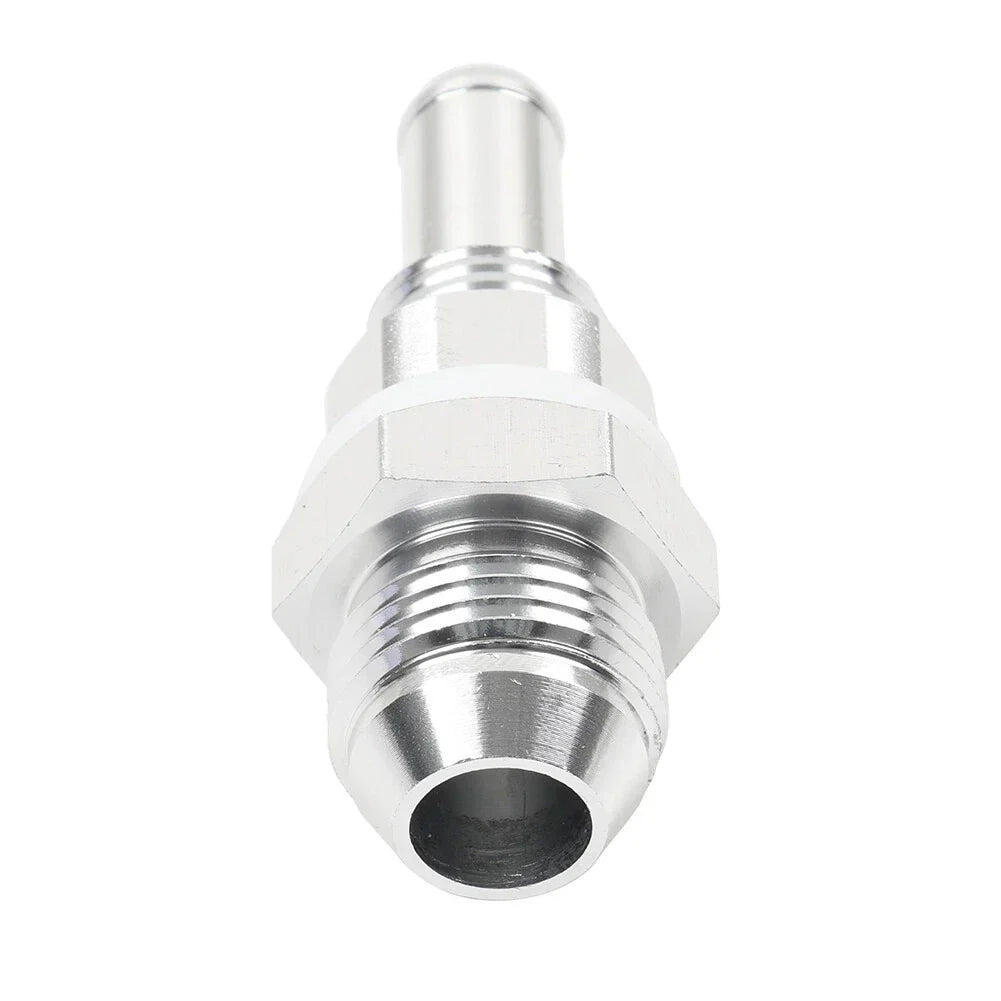 8AN Male Flare Bulkhead to 3/8" Hose Barb Fuel Tank Fitting for Universal (N/A)
