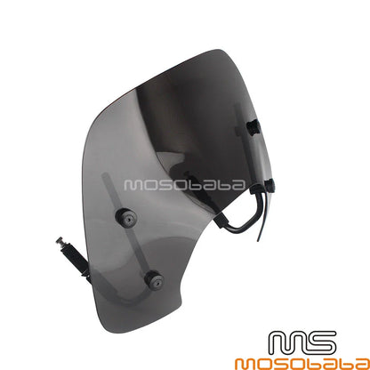 Smoke Windshield w/Bracket for Vespa Sprint 150 (2017-2020)