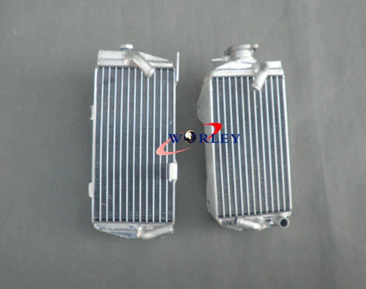 Aluminum Radiator + Blue Silicone Hose for Honda CRF450R (2015-2016)
