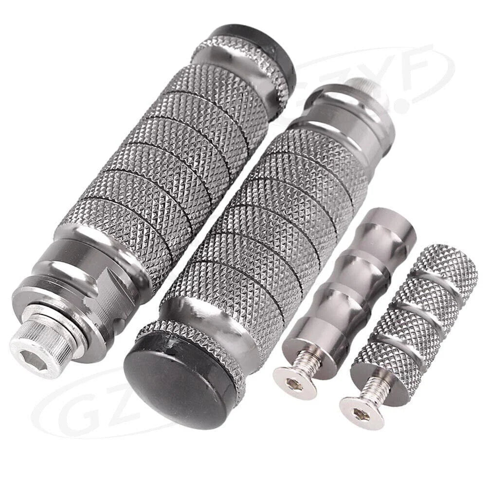 CNC Aluminum Rearset Footrests Foot Pegs for Universal Grey