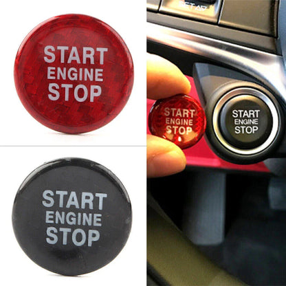 Red Engine Start Button Cap Cover for Alfa Romeo Giulia Stelvio (2017-2023)