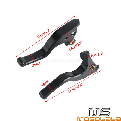 Brake Clutch Lever & Handguards Set for Harley FLHT FLHX FLHXS (2021-2023)