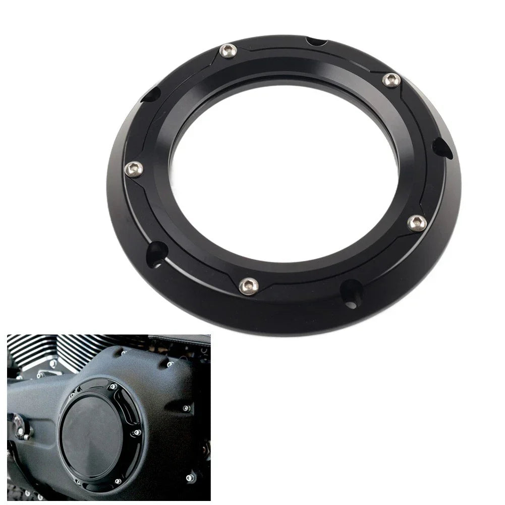 Engine Clear Derby Cover for Harley Touring FLHTCUL FLHTKL (2015-2023)