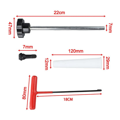 7 Piece Tire Valve Change Tools for Vehicle