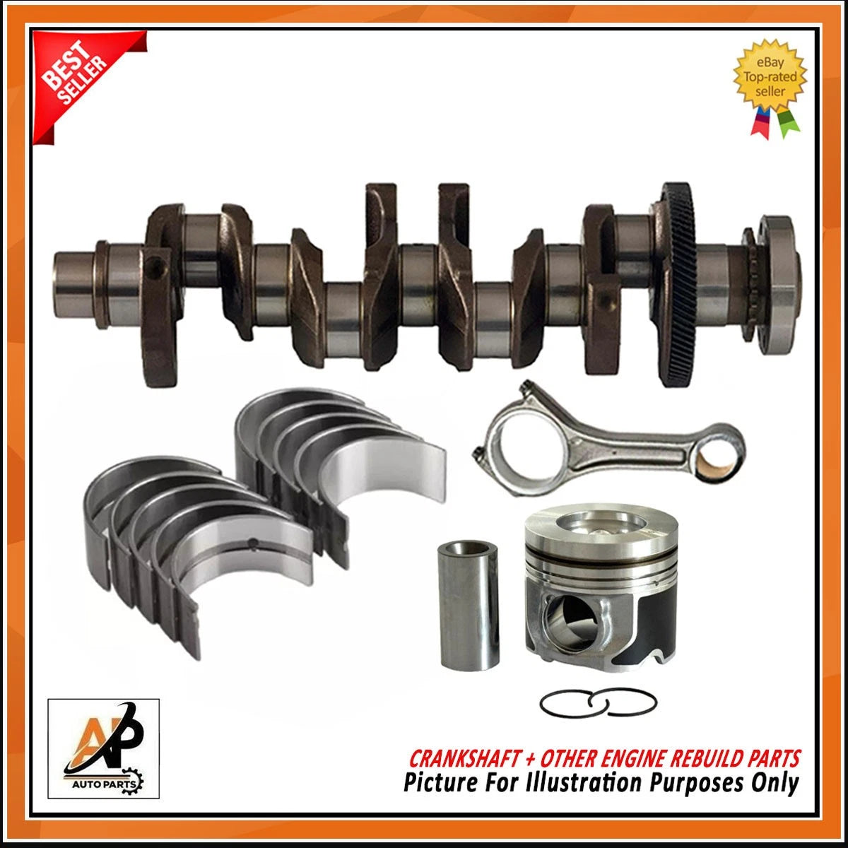2.0 Diesel Crankshaft Rebuild Kit for Jaguar Land Rover 204DTD (2010–2020)