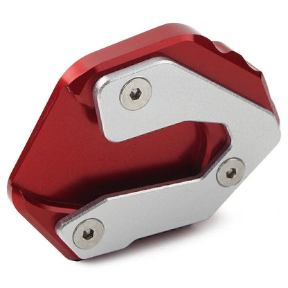 CNC Kickstand Enlarger Plate for YAMAHA MT09 TRACER (2015-2017) Red