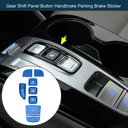 Gear Shift Panel Button Handbrake Parking Brake Sticker for Hyundai Tucson (2015-2023)